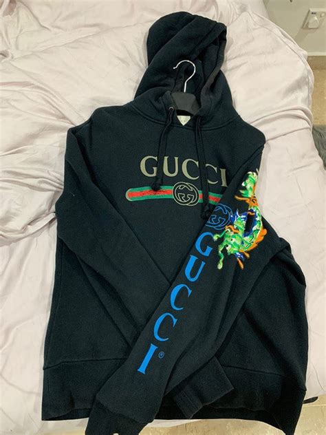 gucci dragon hoodie grailed|gucci tracksuit men's.